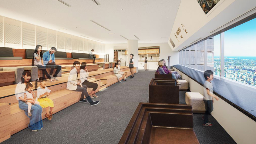 図書館も新設。「横浜ランドマークタワー展望階」がリニューアル