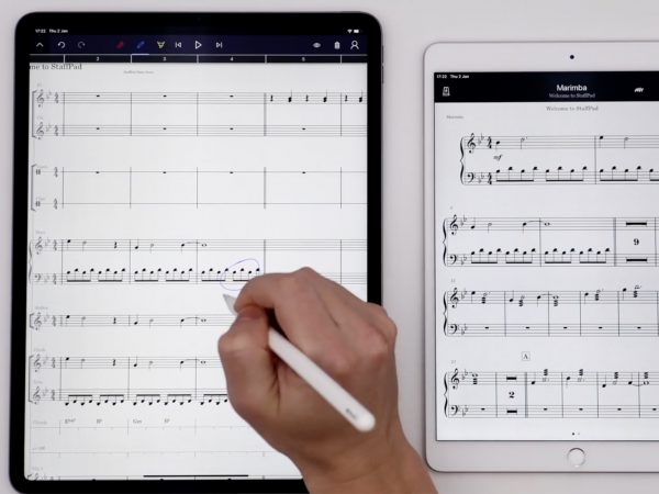 タブレット端末で楽譜を手書きできる人気アプリ「StaffPad」、iPad版が登場！