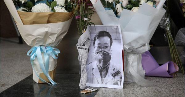 中国政府が情報統制　新型肺炎警鐘した医師の追悼運動を警戒