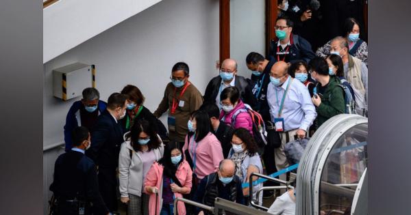 足止めの３６００人下船　香港のクルーズ船―新型肺炎：時事ドットコム