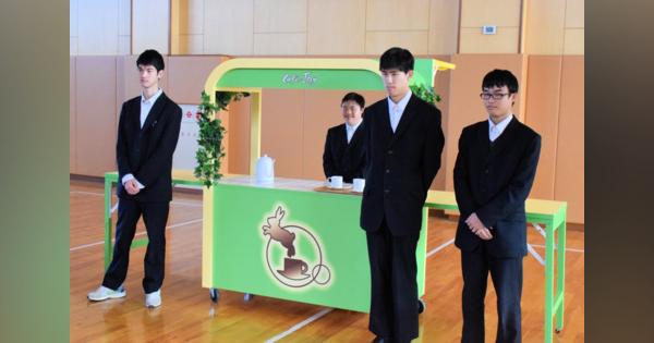 生徒が店員オープンカフェ開店へ　寄付金でワゴン特注、京都の支援学校