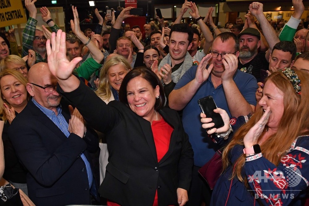 アイルランド総選挙、シン・フェイン党が躍進 二大政党上回る得票率