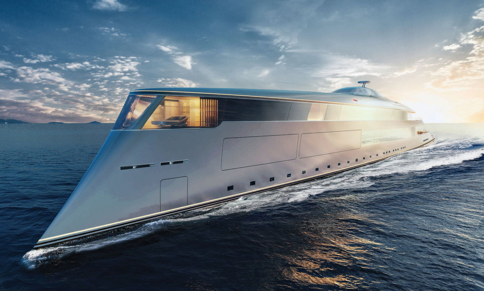 ビル・ゲイツ、環境に優しいスーパーヨット「Sinot Aqua」を発注。水素燃料電池で長距離航行可能