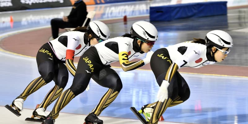 スケート日本女子団体、世界新V　距離別、小平は500m優勝