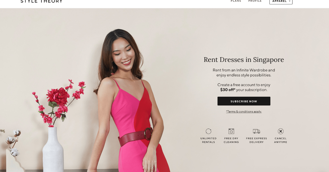 東南アジアの地域性に対応するファッションレンタルサービス「Style Theory」、実店舗の活用も