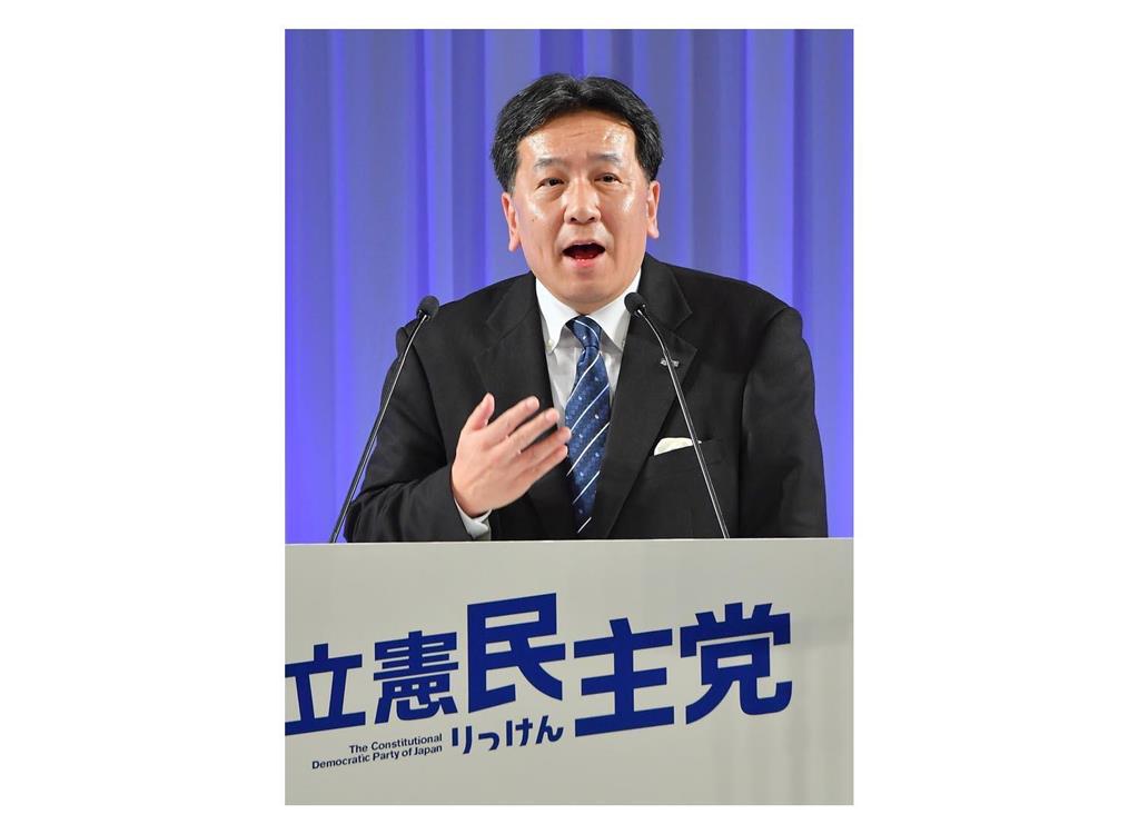 立民・枝野氏、共産は「暴力革命変更なし」との首相答弁を批判