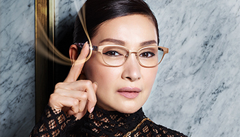 触ると遠近切り替わるメガネ「TouchFocus」に女性向け新フレーム、三井化学