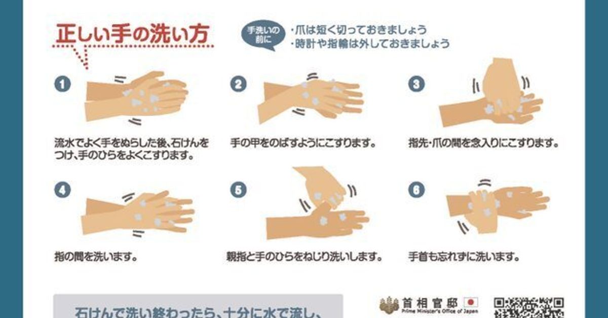 新型コロナ、感染を予防する正しい手洗いの仕方は？