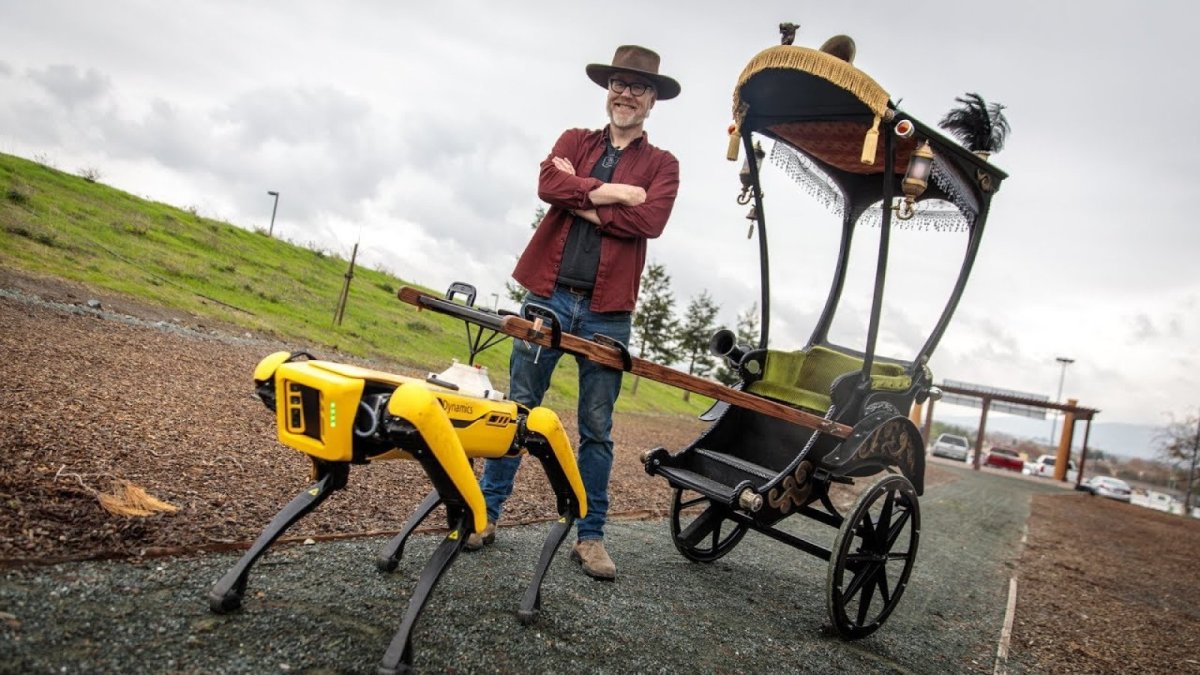 ロボット犬に人力車を引かせる動画を『怪しい伝説』のアダム・サヴェッジが公開