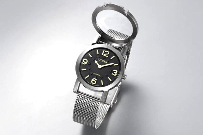 視覚障がい者のニーズをデザインに取り入れた腕時計、シチズンが発売へ