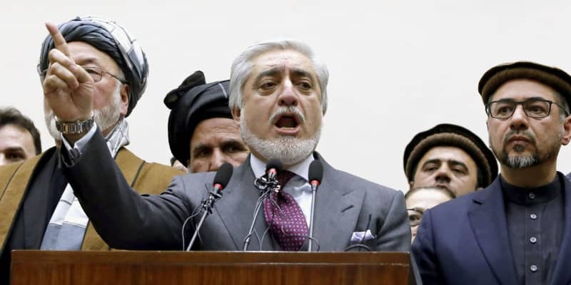 アフガン次点候補が政府樹立宣言　「二重権力」、和平に影響も