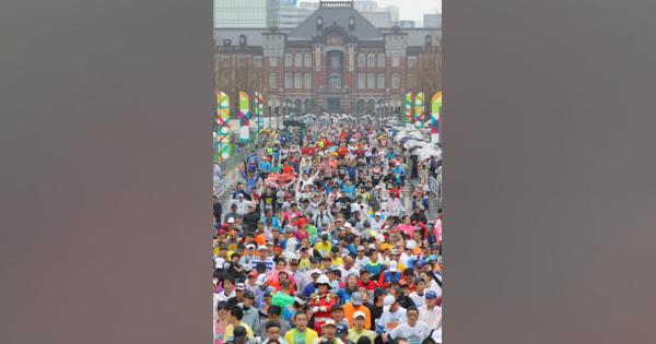 東京マラソン　沿道応援の自粛呼びかけ　例年は沿道に100万人