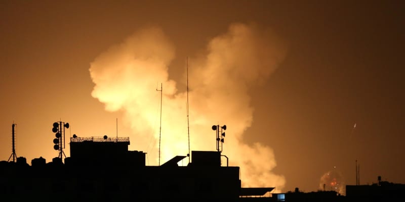 ガザからロケット弾20発　イスラエル軍が報復空爆