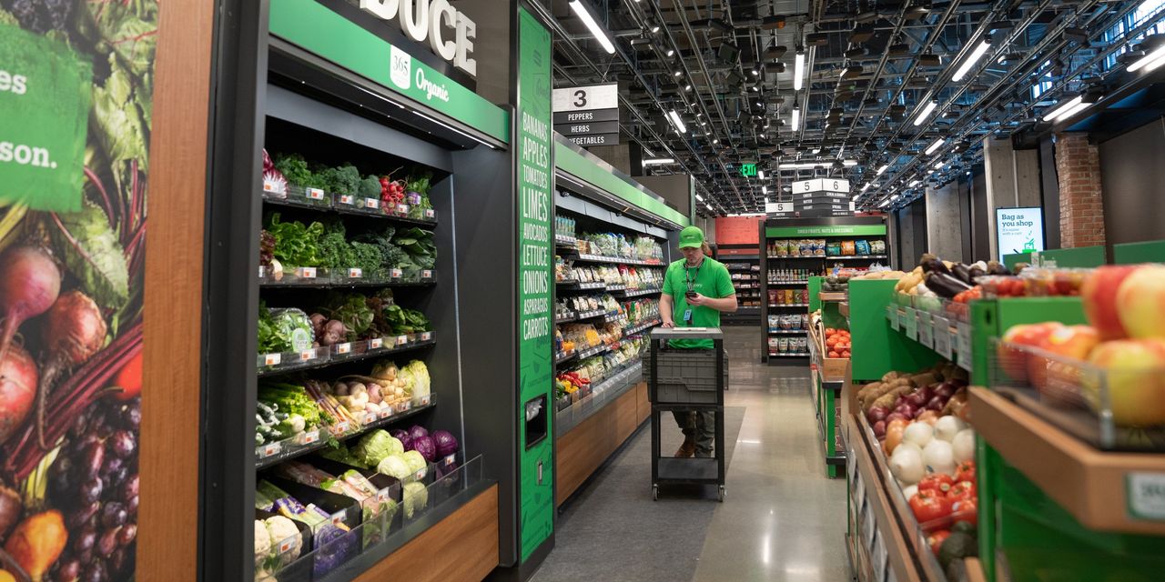 米アマゾン、レジなしの大型スーパー開店　技術の商品化も視野