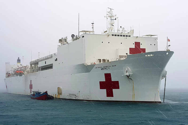 新型肺炎受け、防衛省が病院船建造の検討に着手