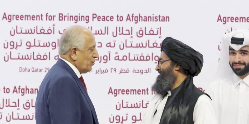 米とタリバンが和平合意　アフガン、テロ温床とせず