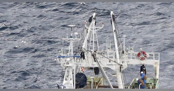 青森沖で貨物船沈没、13人不明　底引き網漁船と衝突