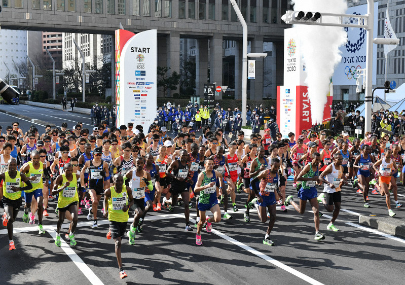 東京マラソンがスタート　大迫は「新厚底シューズ」