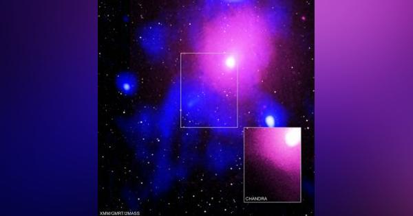 観測史上最大のブラックホールのエネルギー放出が、天の川銀河15個分の空洞を作り出す