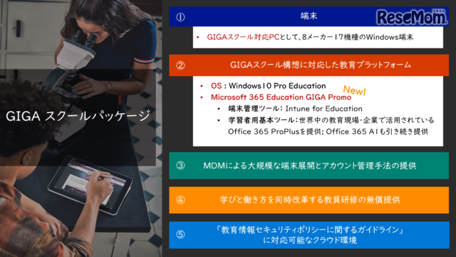 GIGAスクール構想対応、日本の教育機関限定ライセンス