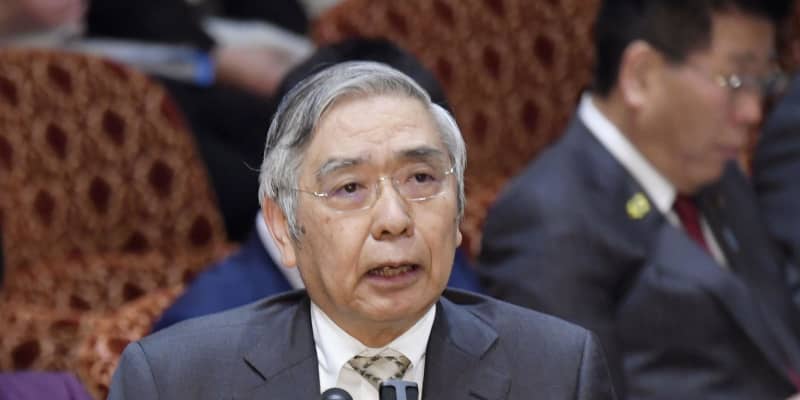 日銀の黒田総裁、新型肺炎を警戒　景気に影響「大きくなる」