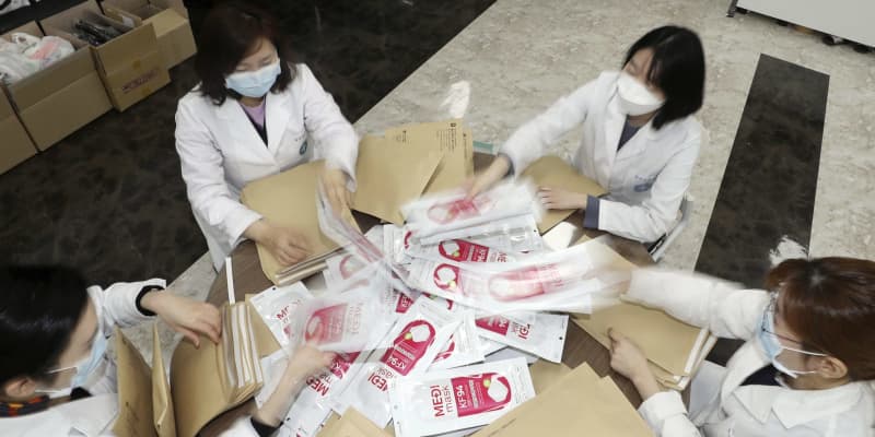 韓国「マスク輸出禁止」　供給不足で政府が厳格管理