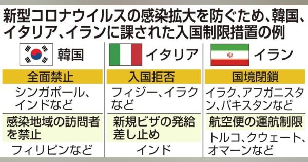 日本政府、入国制限「誤解」払拭へ躍起　新型コロナ