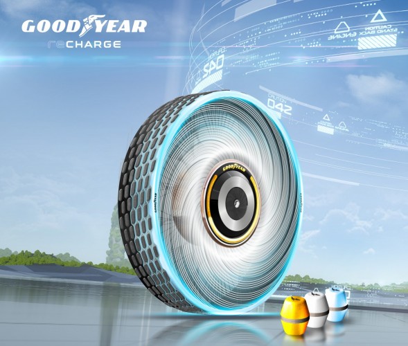 タイヤ交換が不要に　すり減ったトレッドを自己修復させる新コンセプトをGoodyearが発表