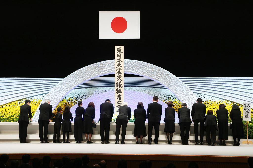 東日本大震災追悼式　中止を決定　政府