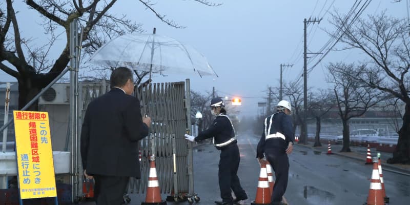 富岡町一部で避難解除　常磐線再開控え、駅や道路