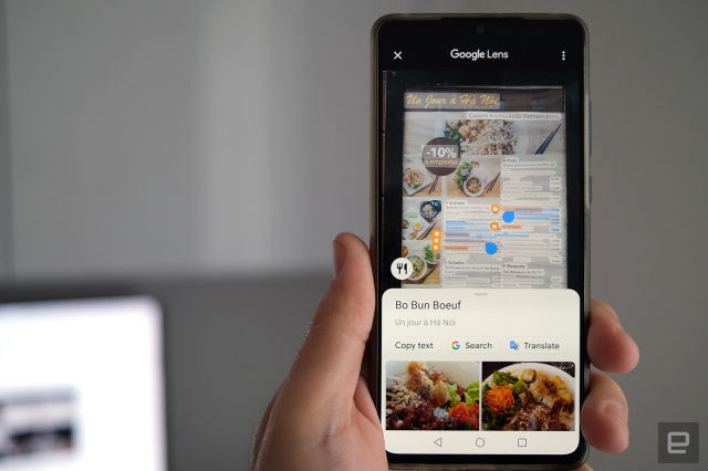 Googleマップに飲食メニューの解析機能、読めない料理もレンズで検索