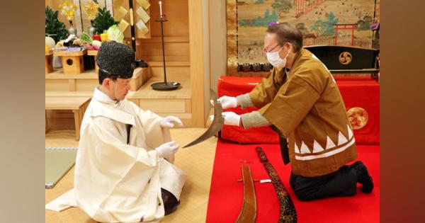 非公開の長刀「三条長吉」でおはらい　疫病退散の祈り、祇園祭の起源　新型コロナ