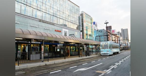 岡山市の路面電車駅前乗入れ工事がスタートへ…岡山駅前停留場から100mを延伸　開業は2023年度を予定