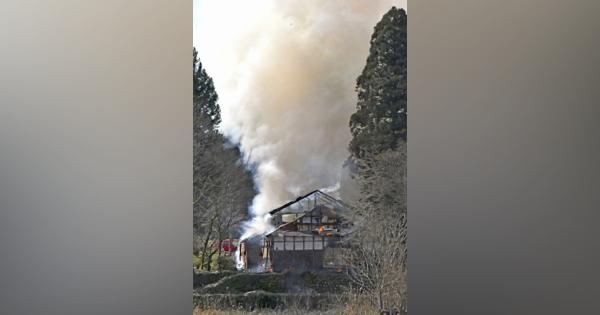 福井で火事、住宅全焼1人遺体発見