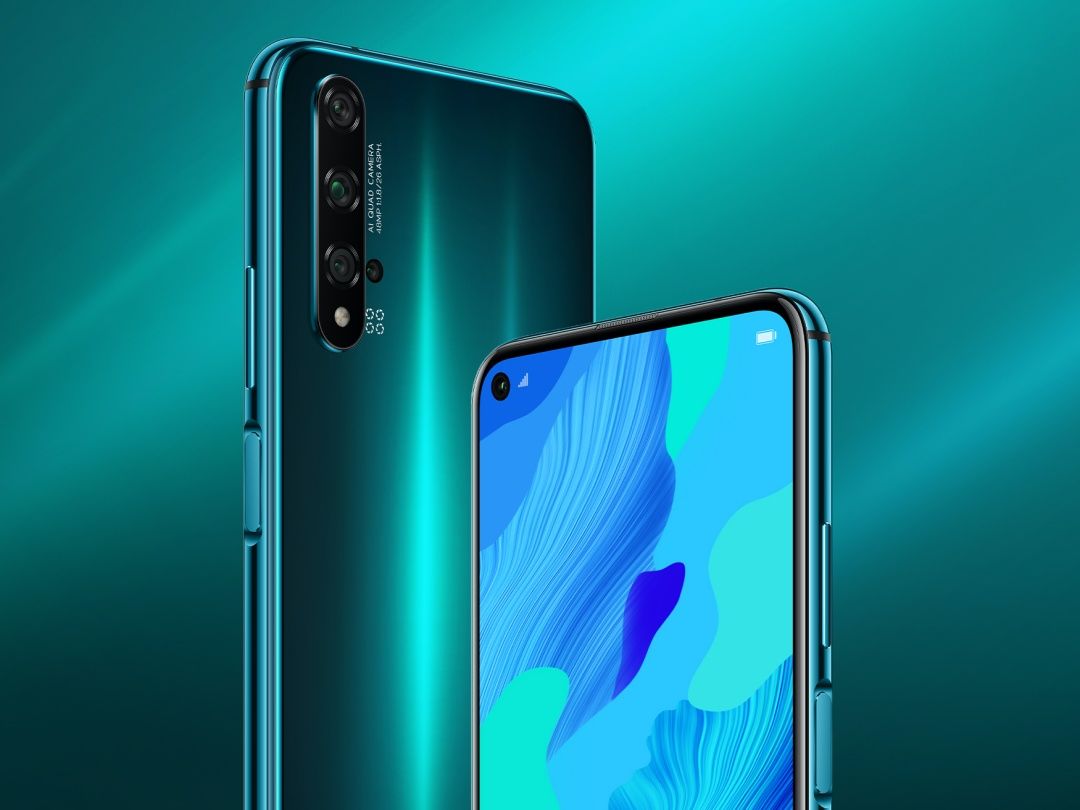 Huawei nova 5t クラッシュグリーン