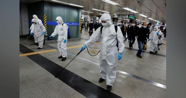韓国、新型コロナ感染拡大ペース再び鈍化　クラスターに焦点