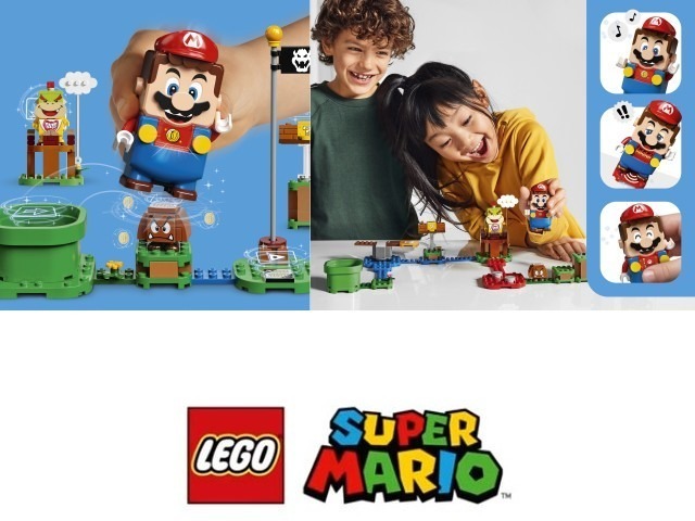 マリオが現実世界に飛び出し、レゴで作ったコースを攻略する「レゴ スーパーマリオ」