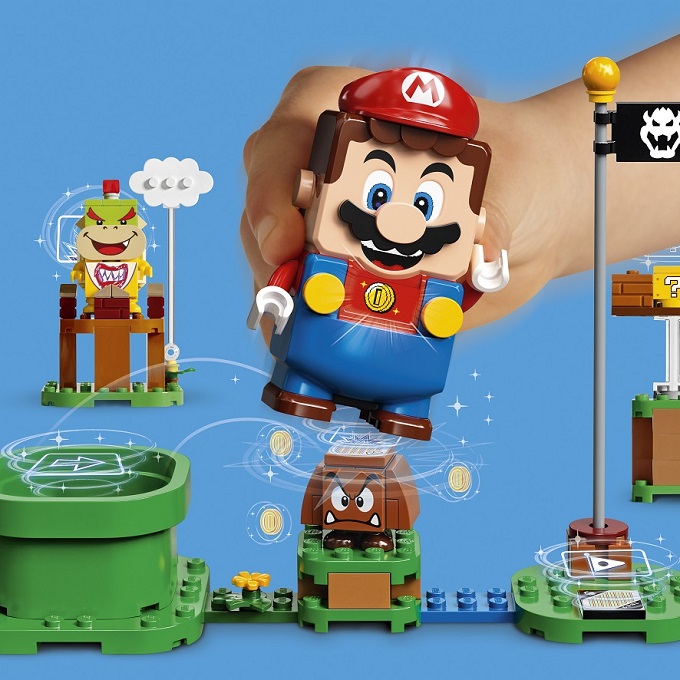 レゴジャパン、「スーパーマリオ」とのコラボ新商品「レゴ スーパーマリオ」を年内発売！ マリオがレゴになって現実の世界に飛び出す