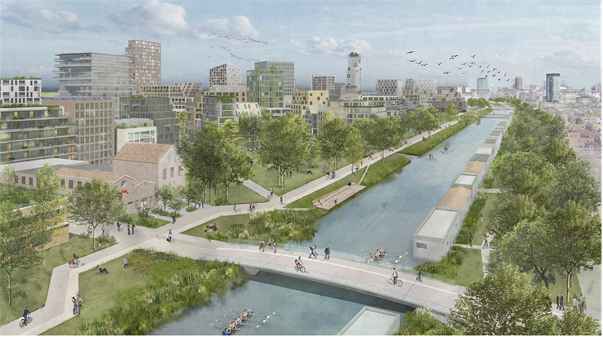 未来都市のあり方。オランダ・ユトレヒトに自動車・自転車をシェアする町の計画