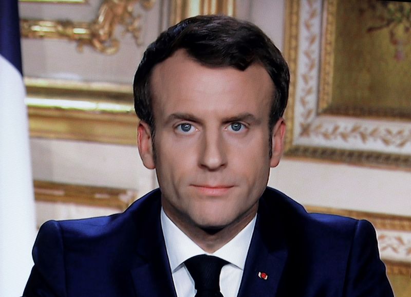 仏大統領、外出制限発表　新型コロナで「戦争状態」