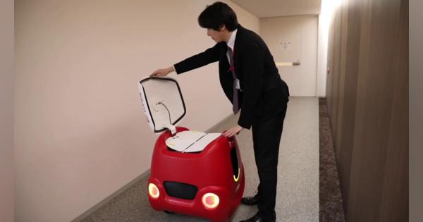 自律走行可能な配送ロボット「YAPE」、エレベータで縦移動も！日本郵便の実証実験に参加