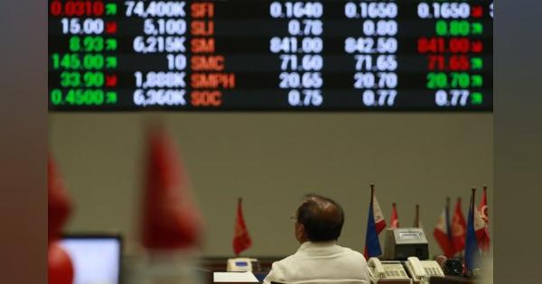 フィリピン総合株価指数が24％下落、15分間取引停止後