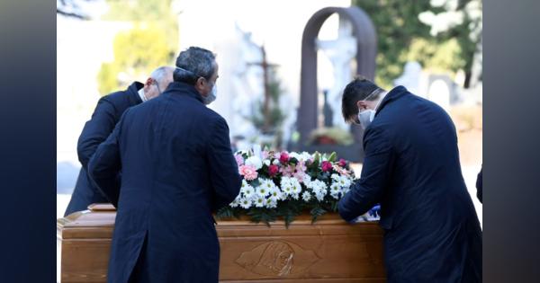 イタリア北部、軍が火葬を支援　新型コロナ死者増加で