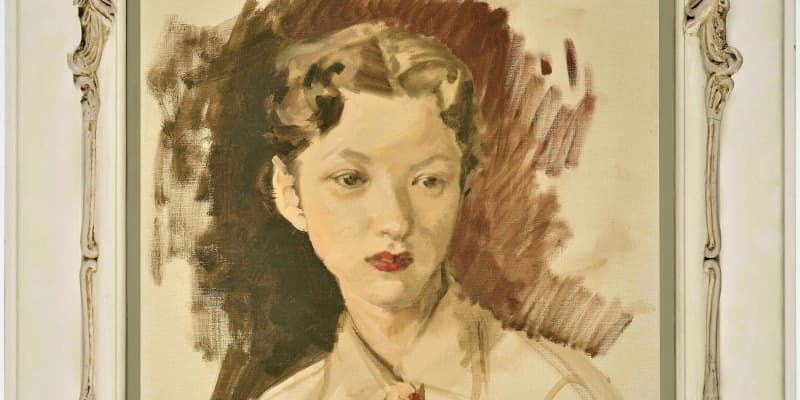 八千草薫さんの肖像画を寄贈　60年以上前の小磯良平作