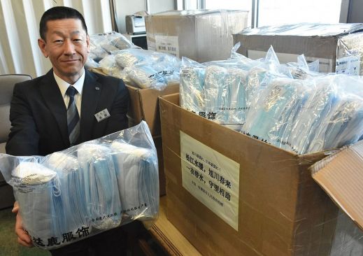 ハルビンから旭川市にマスク２万枚　１万２５００枚の返礼：北海道新聞 どうしん電子版