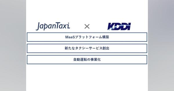 KDDIとJapanTaxiが提携---MaaS事業を推進