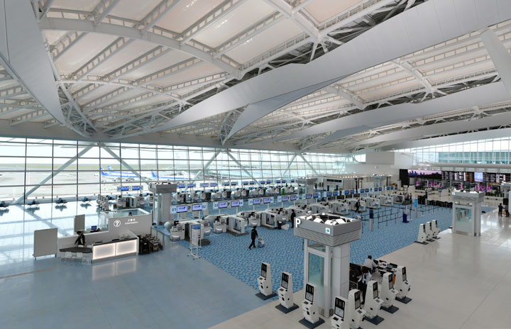 羽田空港、2タミ国際線施設オープン　滑走路一望、ANAが乗り入れ