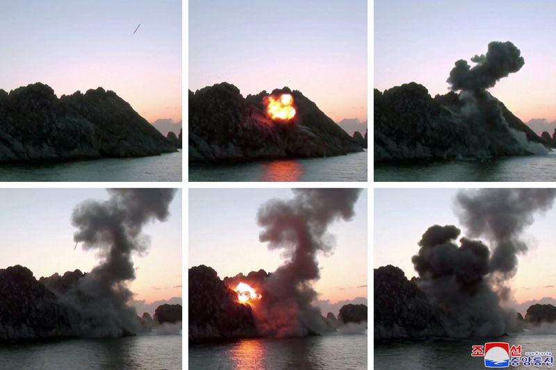 北朝鮮、「超大型多連装ロケット砲」の発射実験が成功＝ＫＣＮＡ