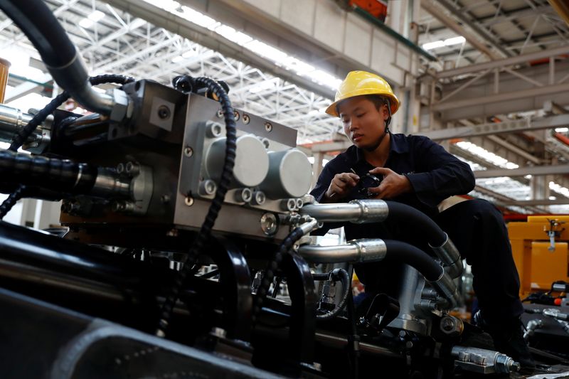 財新の3月中国製造業ＰＭＩは50.1に上昇、予想上回る