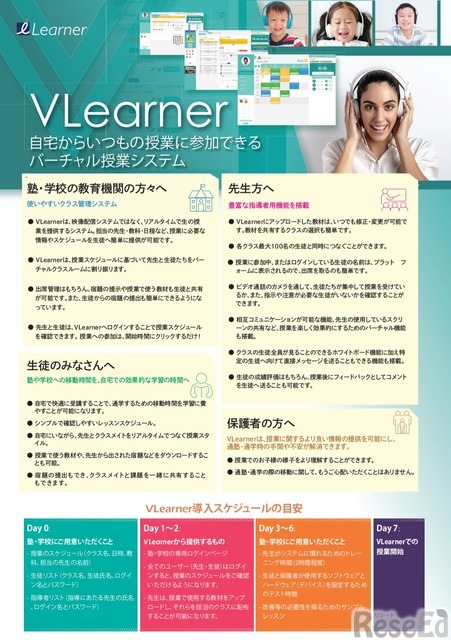 【休校支援】エドベック、授業配信システム「VLearner」